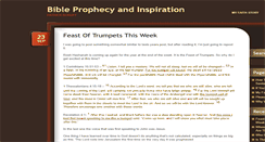 Desktop Screenshot of bibleprophecyandinspiration.com