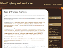 Tablet Screenshot of bibleprophecyandinspiration.com
